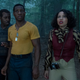 Courtney B. Vance (left), Jonathan Majors (center), Jurnee Smollett (right)